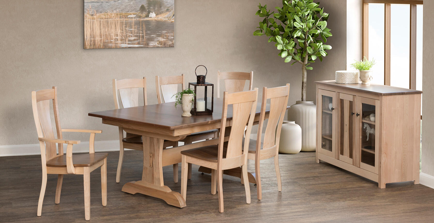Amish Dining Table & Chairs – New York & New England Retail Availability Solid‑wood Amish dining furniture available through trusted retailers across CT, RI, MA, VT, NH, ME, and NY.