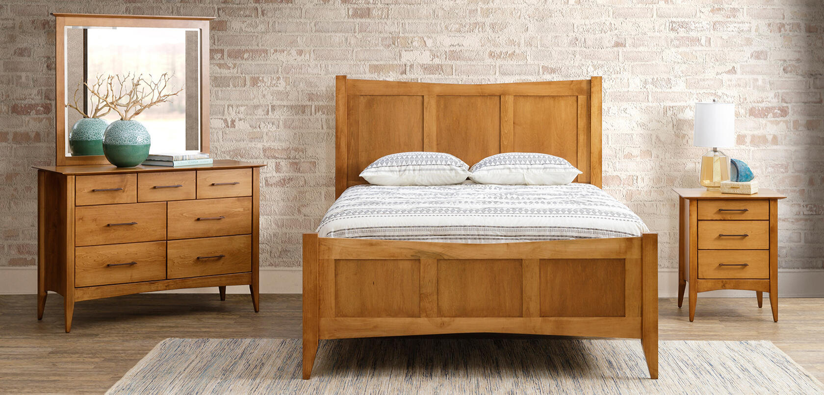 Customizable Amish Bedroom Furniture – Available Through Northeast Retailers Handcrafted Amish bedroom furniture available through local retailers in Connecticut, Rhode Island, Massachusetts, Vermont, New Hampshire, Maine, and New York.
