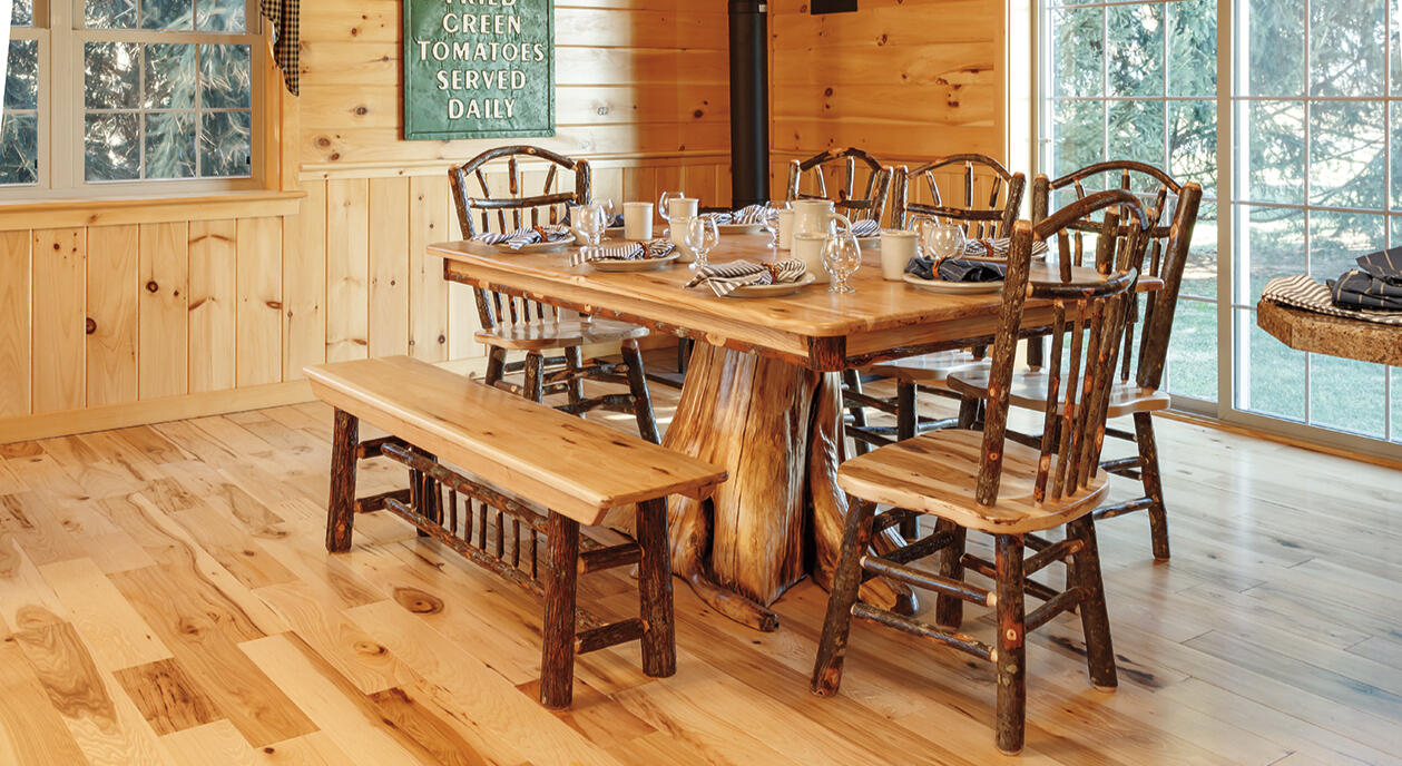 Rustic Hickory Dining Furniture – New York & New England Retailers Rustic Amish‑crafted hickory furniture available through trusted retailers in CT, RI, MA, VT, NH, ME, and NY. Customizable solid‑wood bedroom, dining, and living room pieces built for cabin, lodge, and rustic‑modern homes.